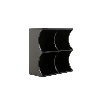 Contemporary Simplicity Rectangular MDF Stainless Steel Multi-functional Storage Unit 1/2-Tier Storage Cabinet For Living Room