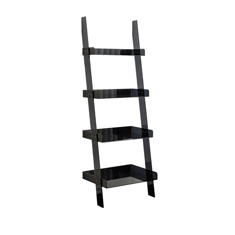 Modern Minimalist Acrylic Storage Display Magazine Rack 4-Tier Storage Shelves For Living Room