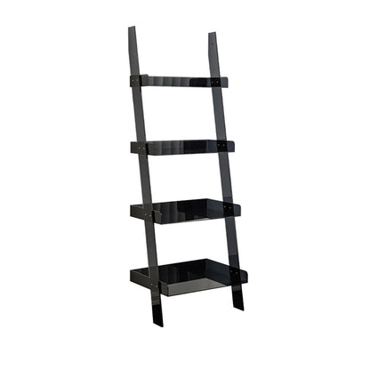 Modern Minimalist Acrylic Storage Display Magazine Rack 4-Tier Storage Shelves For Living Room