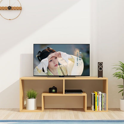 Modern Minimalist Rectangular Board TV Stand For 2-Tier For Living Room