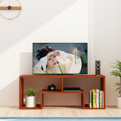 Modern Minimalist Rectangular Board TV Stand For 2-Tier For Living Room