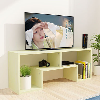 Modern Minimalist Rectangular Board TV Stand For 2-Tier For Living Room