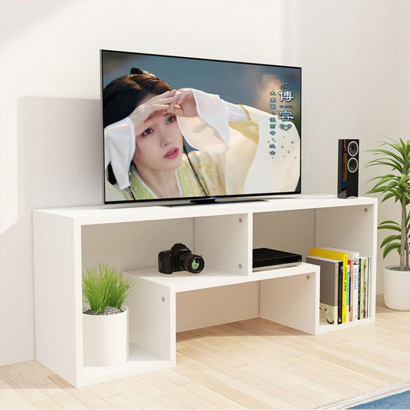 Modern Minimalist Rectangular Board TV Stand For 2-Tier For Living Room
