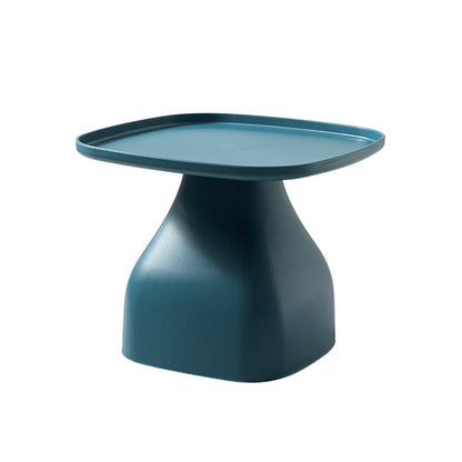 Modern Minimalist Square PP Coffee Table 1-Tier For Living Room