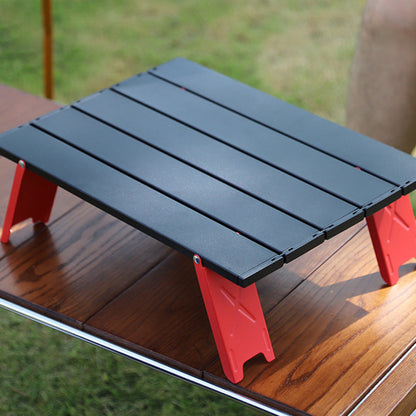 Modern Simplicity Rectangular Aluminum Alloy Foldable Outdoor Camping Coffee Table 1-Tier For Garden