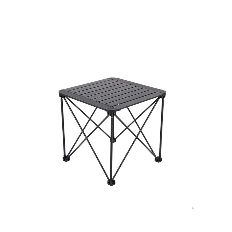 Modern Simplicity Square Rectangle Aluminum Iron Outdoor Foldable Camping Coffee Table 1-Tier For Garden