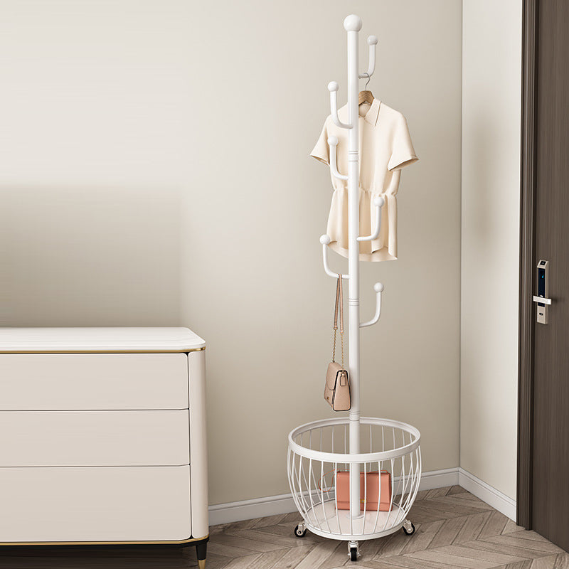 Modern Art Deco Tree Branch Carbon Steel 4/6-Pole Movable Storage Cabinet For Bedroom
