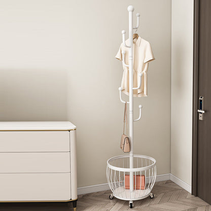 Modern Art Deco Tree Branch Carbon Steel 4/6-Pole Movable Storage Cabinet For Bedroom