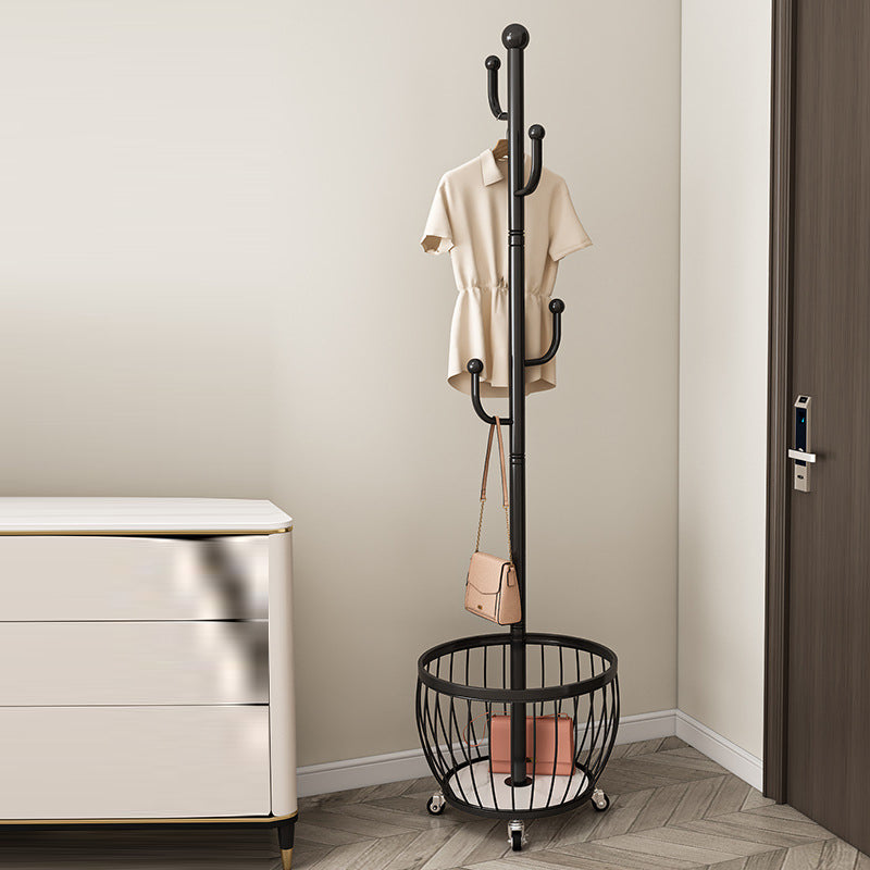Modern Art Deco Tree Branch Carbon Steel 4/6-Pole Movable Storage Cabinet For Bedroom