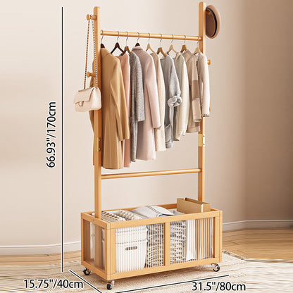 Modern Simplicity Rectangular Solid Wood Acrylic Plastic Rattan Weaving 1-Cabinet Movable Storage Cabinet For Bedroom