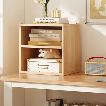 Modern Minimalist Square Pine Wood Composite Board Acrylic Storage Cabinet 1/2-Cabinet For Study