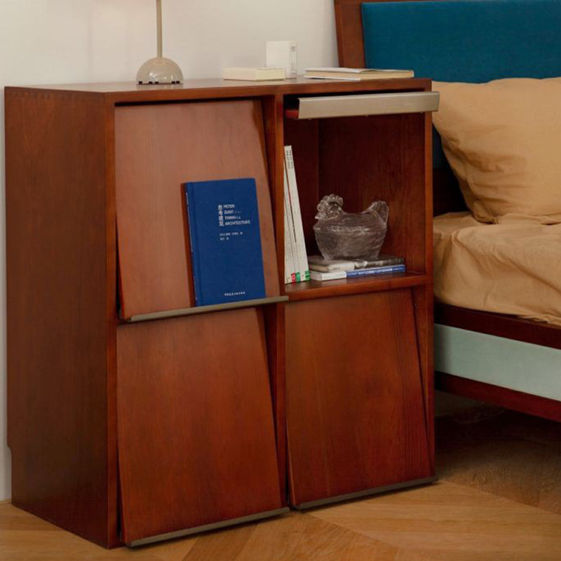 Traditional Vintage Rectangular Boxwood Storage Cabinet 4/6-Cabinet For Study