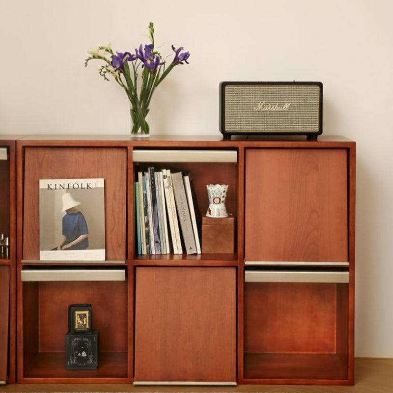Traditional Vintage Rectangular Boxwood Storage Cabinet 4/6-Cabinet For Study