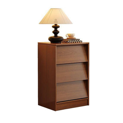Traditional Vintage Venetian Blind Rectangular Eco-Friendly Engineered Wood Fiberboard Carbon Steel Storage Cabinet 3-Drawer For Living Room