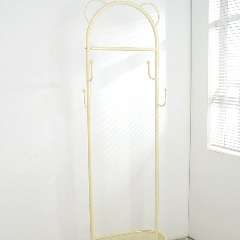 Contemporary Creative Bear-Shape Carbon Steel Iron Hall Tree 1-Basket For Entryway & Hallway