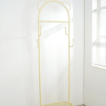 Contemporary Creative Bear-Shape Carbon Steel Iron Hall Tree 1-Basket For Entryway & Hallway