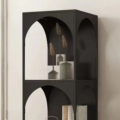 Modern Minimalist Iron Square Side Table 3-Tier For Living Room