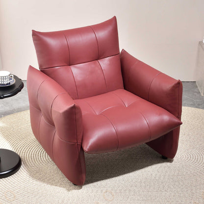 Luxury Ergonomic Accent Chair - Elegant Armchair Backrest Design For Living Room & Bedroom