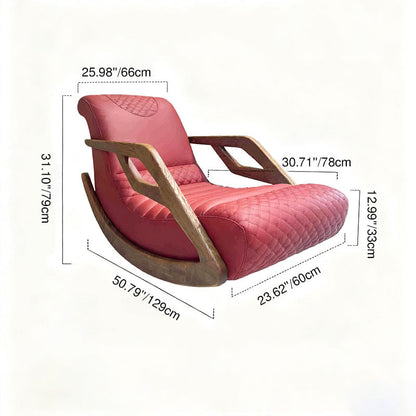 Timeless Vintage Rocking Chair - Ergonomic Design & Smooth Swing Chair For Bedroom