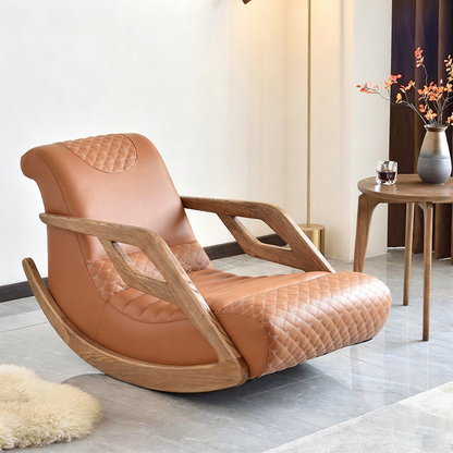 Timeless Vintage Rocking Chair - Ergonomic Design & Smooth Swing Chair For Bedroom