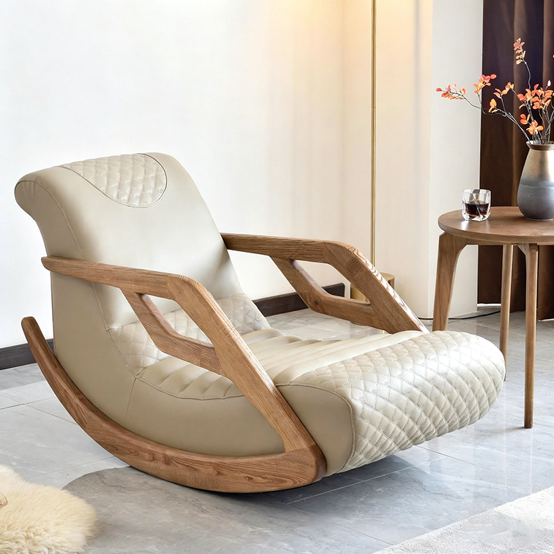 Timeless Vintage Rocking Chair - Ergonomic Design & Smooth Swing Chair For Bedroom