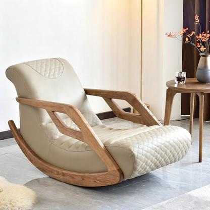 Timeless Vintage Rocking Chair - Ergonomic Design & Smooth Swing Chair For Bedroom