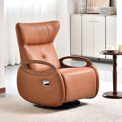 Contemporary Creative Multi-Function Armchair Chair - Eco Leather Lounge Accent Chair For Living Room