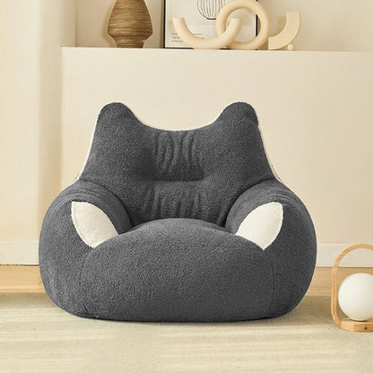 Contemporary Creative Teddy Fleece Fabric Animal Shaped Sofa Backrest Armrests For Living Room