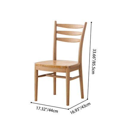 Traditional Chinese North American Ash Wood Dining Table Set - Round Dining Table Ladder Back Chairs For Dining Room
