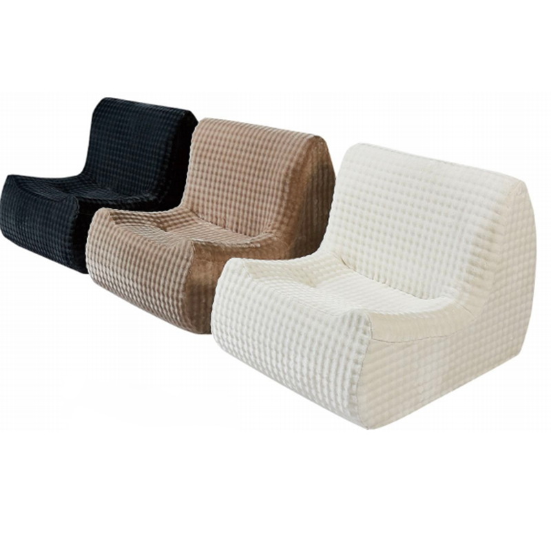 Modern Minimalist Fabric Sponge Accent Compressed Sofa - Space-Saving Lounge Chair For Living Room