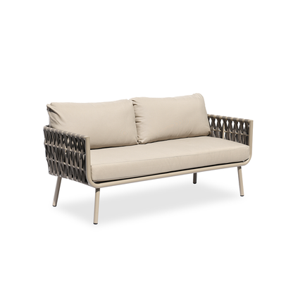 Waterproof Coastal-Inspired Aluminum Outdoor Sofa - 1/2/3-Seater For Garden & Balcony