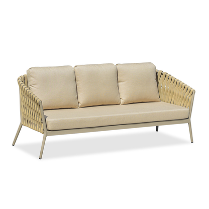 Traditional French Outdoor Rope Woven Sofa - 1/2/3 Seater For Balcony & Outdoor Patio