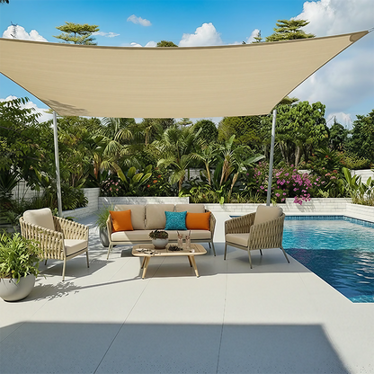 Traditional French Outdoor Rope Woven Sofa - 1/2/3 Seater For Balcony & Outdoor Patio