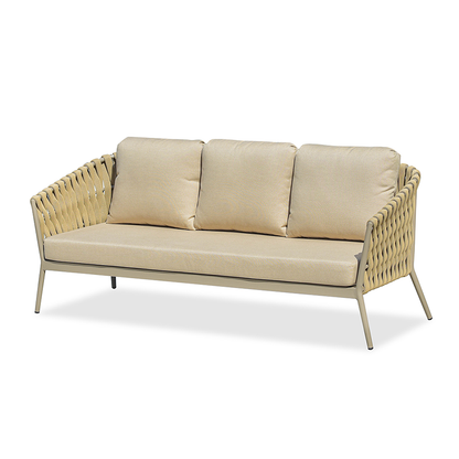 Traditional French Outdoor Rope Woven Sofa - 1/2/3 Seater For Balcony & Outdoor Patio
