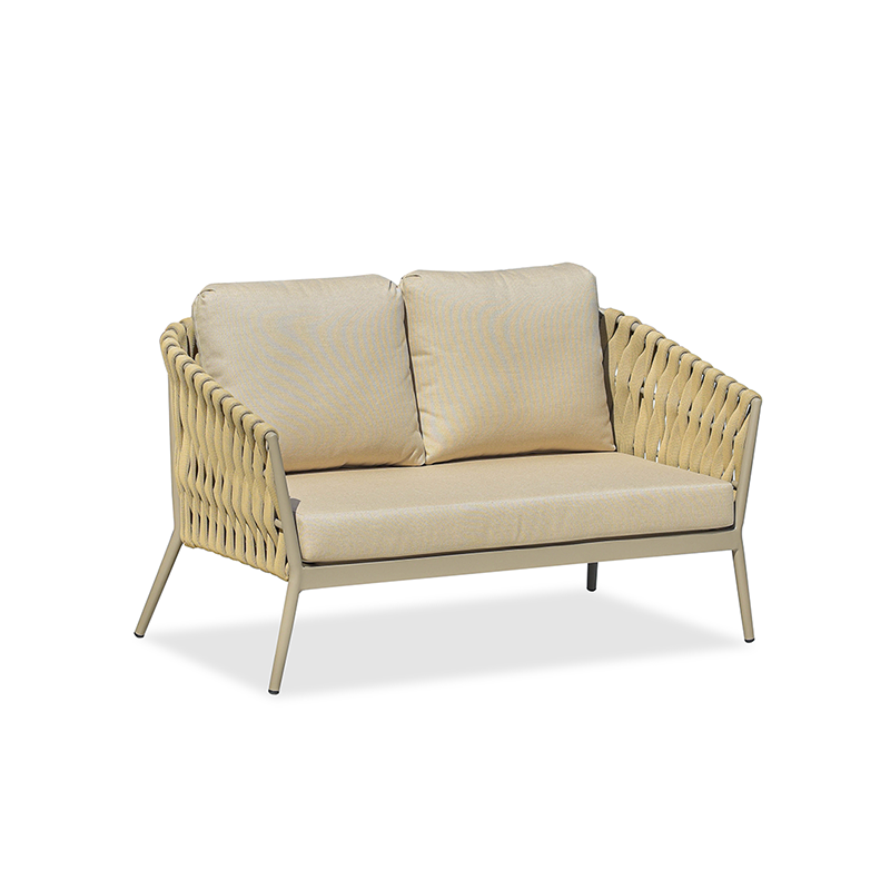 Traditional French Outdoor Rope Woven Sofa - 1/2/3 Seater For Balcony & Outdoor Patio