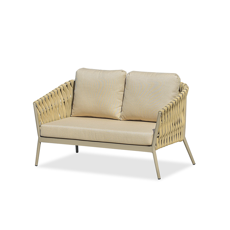 Traditional French Outdoor Rope Woven Sofa - 1/2/3 Seater For Balcony & Outdoor Patio