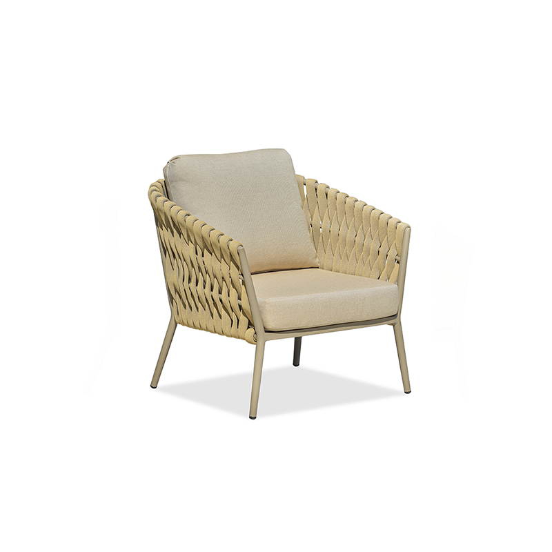 Traditional French Outdoor Rope Woven Sofa - 1/2/3 Seater For Balcony & Outdoor Patio