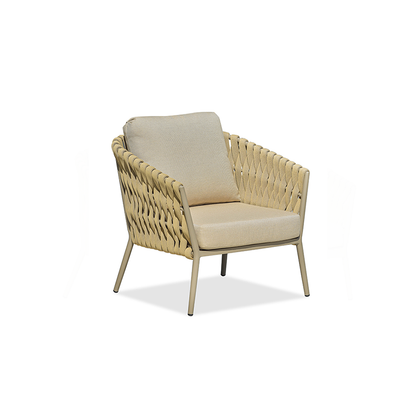 Traditional French Outdoor Rope Woven Sofa - 1/2/3 Seater For Balcony & Outdoor Patio