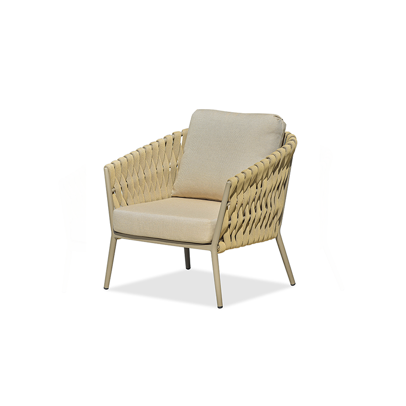 Traditional French Outdoor Rope Woven Sofa - 1/2/3 Seater For Balcony & Outdoor Patio