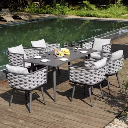 Traditional Chinese Outdoor Rope Weave Sofa - 1/2/3 Seater For Balcony & Outdoor Patio