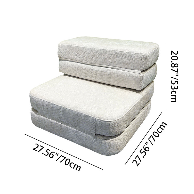 Nordic Foldable Multifunctional Compression Sofa - Skeletal-Free Silent Chenille Foam Sofa For Living Room & Bedroom