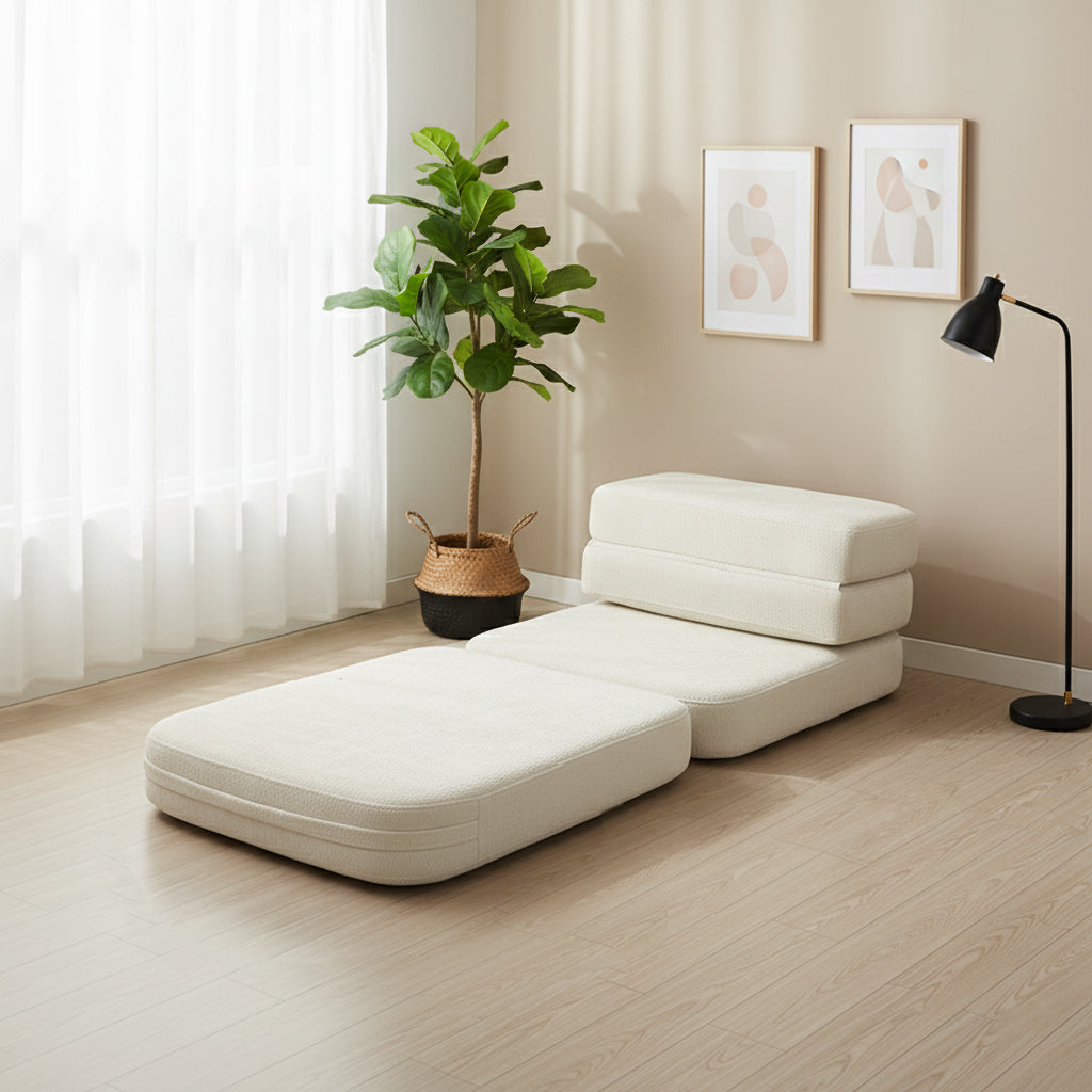Nordic Foldable Multifunctional Compression Sofa - Skeletal-Free Silent Chenille Foam Sofa For Living Room & Bedroom
