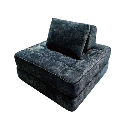 Transformable Shabby Chic Compression Sofa - High-Density High-Resilience Foam Chenille Lounge Chair For Living Room