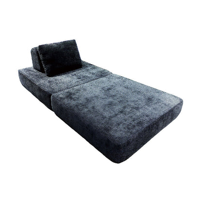 Transformable Shabby Chic Compression Sofa - High-Density High-Resilience Foam Chenille Lounge Chair For Living Room