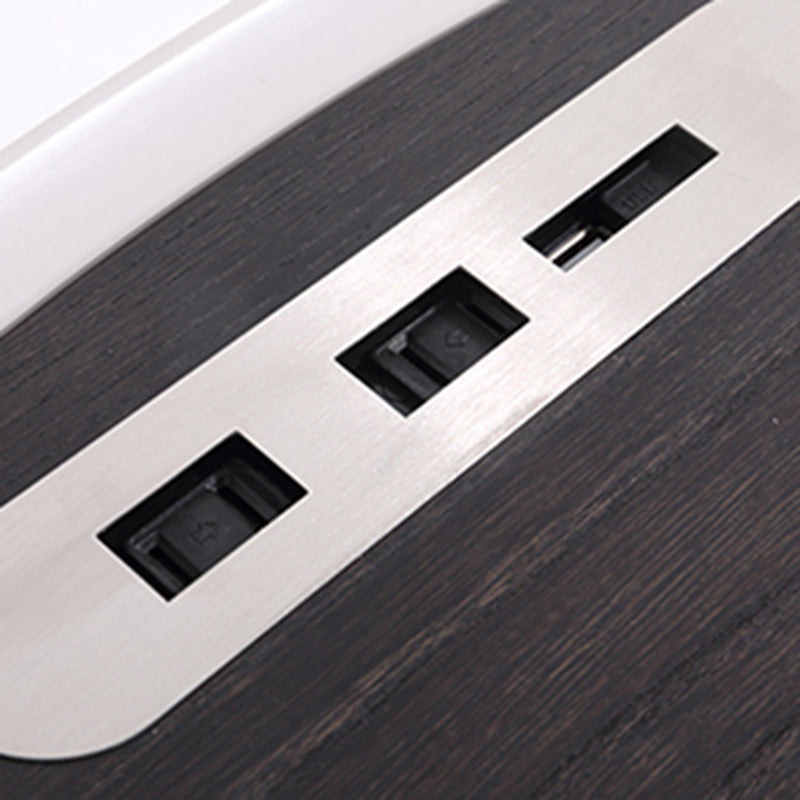 Vintage-Inspired Smart Nightstand - Wireless Fast Charging & Easy Functionality Bedside Table 2-Drawer For Bedroom
