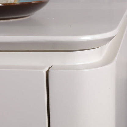 Scandinavian-Style Delicate Touch Bedroom Nightstand - Durable & Multi-Functional Storage Bedside Table 2-Drawer For Bedroom