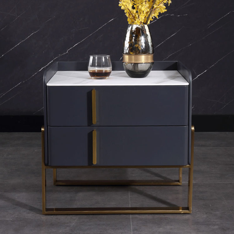 Elegant & Adaptable Scandinavian Nightstand - Stylish Versatility Bedside Table 2-Drawer For Bedroom & Living Room