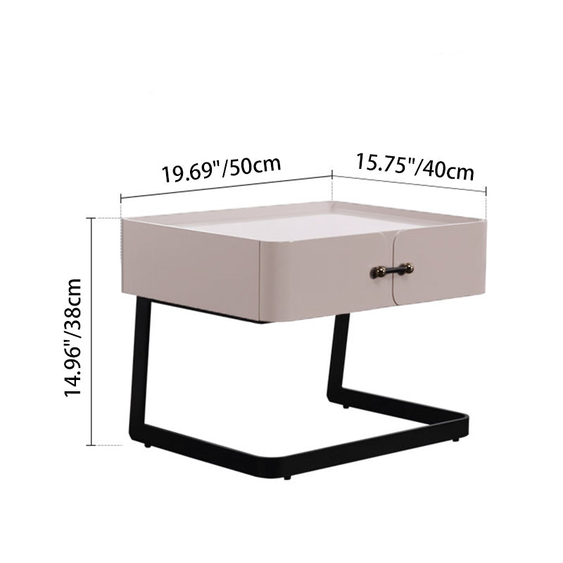 Chic Floating-Design Bedside Table - Balancing Function & Decoration Perfectly Nightstand 1-Drawer For Bedroom
