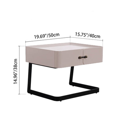 Chic Floating-Design Bedside Table - Balancing Function & Decoration Perfectly Nightstand 1-Drawer For Bedroom