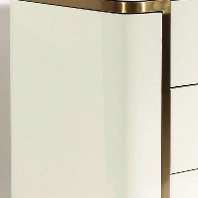Stylish Minimalist Bedside Table - E1 Eco-Friendly Material Nightstand 3-Drawer For Bedroom & Living Room
